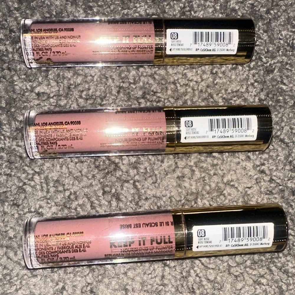 Milani Liquid Lip Gloss Trio - soft rose
